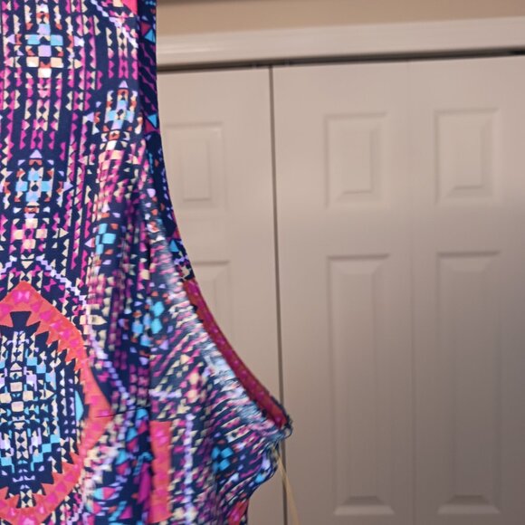 #75 Maurices Blue/Red Tank Top Size 1X - Picture 7 of 7